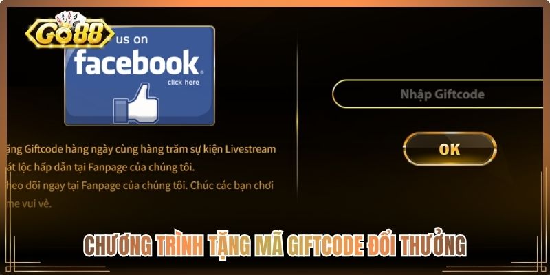 Chương trình tặng mã giftcode đổi thưởng