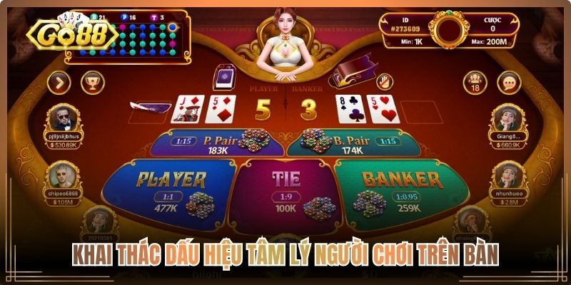 Nhóm Kéo Baccarat Là Gì? Hiểu Cơ Chế Và Cách Khai Thác 3 Khai thác dấu hiệu tâm lý người chơi trên bàn